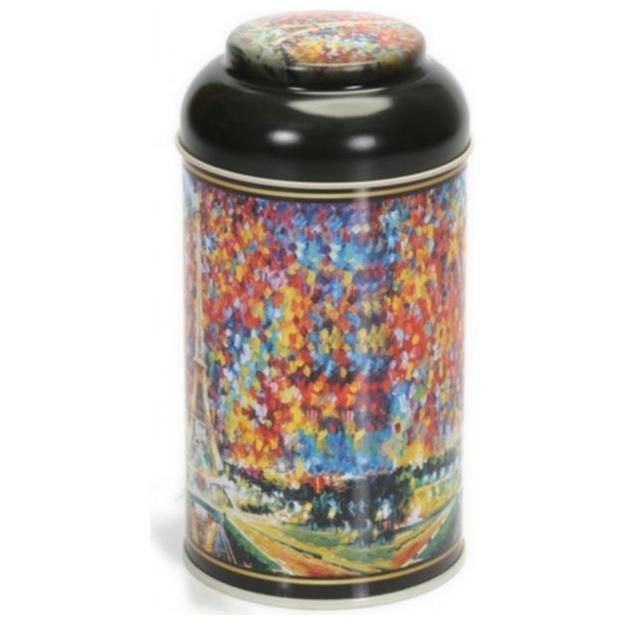 Ø90 x 150 mm Yuvarlak Metal Teneke Kutu – 0,9 L, Kubbeli Kapaklı, Afremov Paris — Yuvarlak Kutular — görsel 4 / 4 — Tinbox