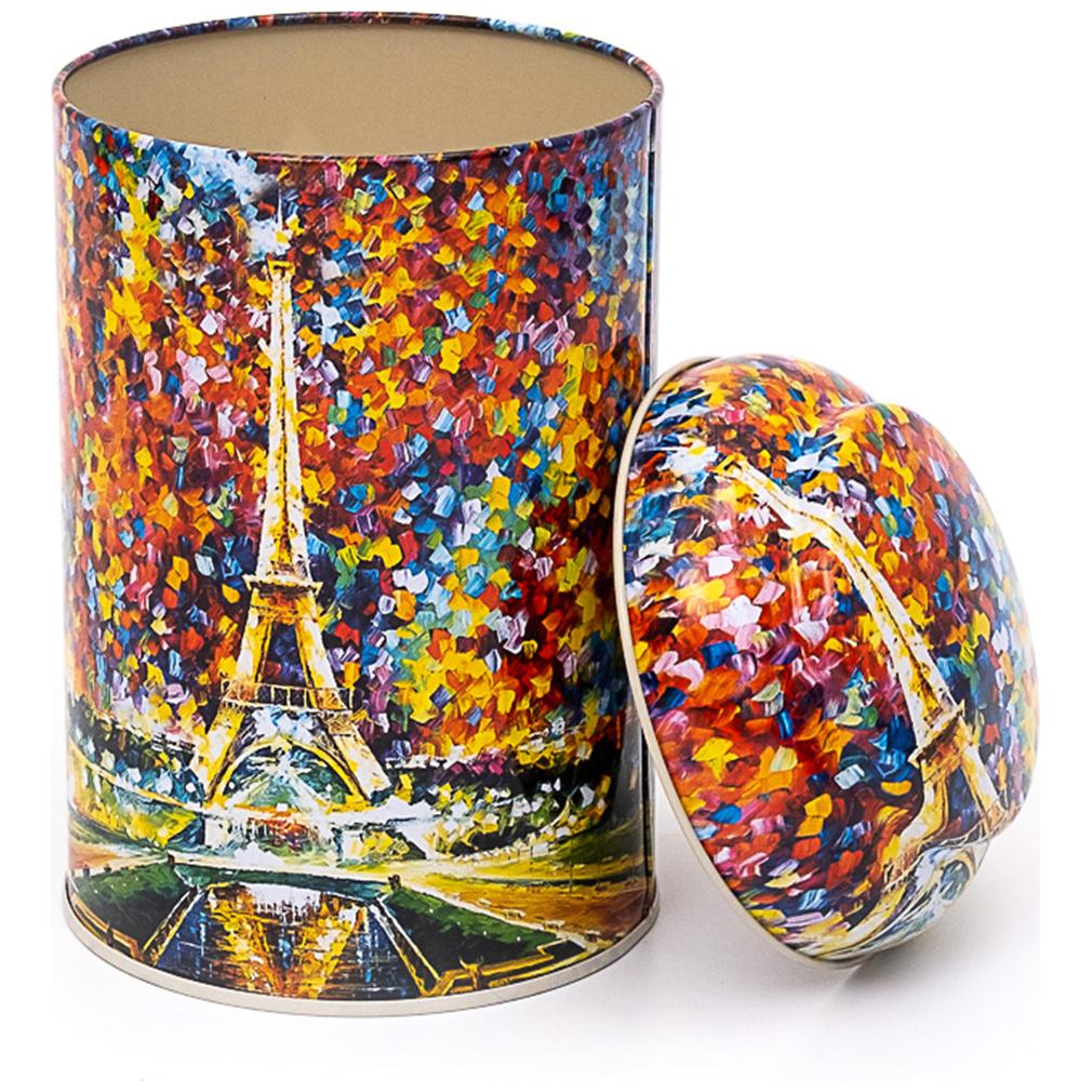 Ø105 x 150 mm Yuvarlak Metal Kutu – 1,2 L, Kubbeli Kapaklı Afremov Big Ban — Yuvarlak Kutular — görsel 1 / 5 — Tinbox