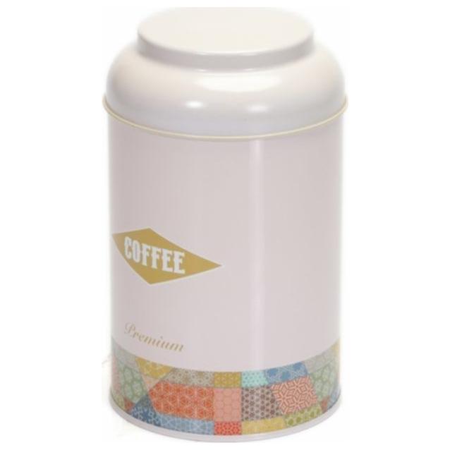 Ø105 x 150 mm Yuvarlak Metal Kutu – 1,2 L, Kubbeli Kapaklı, Yama Desenli, Pembe Arka Planlı — Yuvarlak Kutular — görsel 3 …