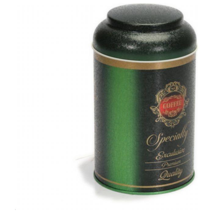 Ø105 x 150 mm Yuvarlak Metal Teneke Kutu – 1,2 Litre, Kubbeli Kapaklı, Özel Yeşil Renk — Yuvarlak Kutular — görsel 2 / 5 —…