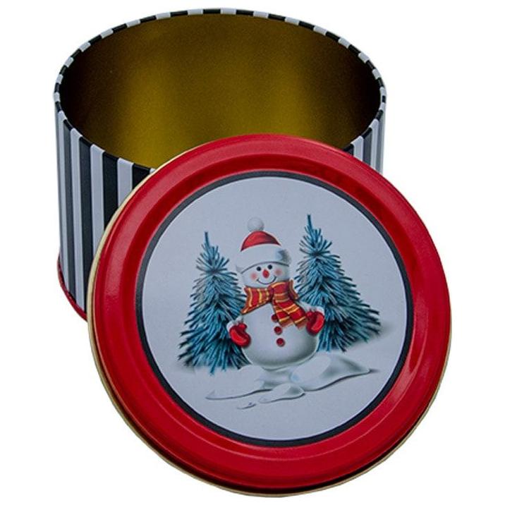 Ø140x90 mm Yuvarlak Kutu 1.2L Siyah Kardan Adam — Yuvarlak Kutular — görsel 3 / 4 — Tinbox