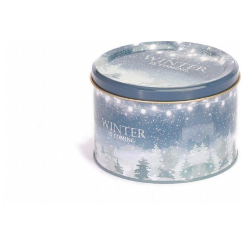 Ø140x90 mm Yuvarlak Kutu 1.2L Kış Geliyor — Yuvarlak Kutular — görsel 3 / 4 — Tinbox