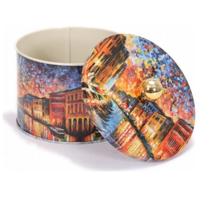 Ø140x100 mm Metal Yuvarlak Bidon Kulpu 1.3L Afremov Big Ban — Yuvarlak Kutular — görsel 5 / 5 — Tinbox