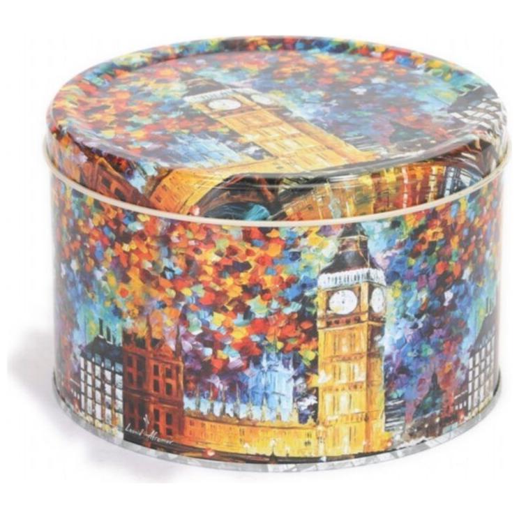 Ø175x110 mm Yuvarlak Metal Bidon 2.5L Afremov Big Ban — Yuvarlak Kutular — görsel 2 / 4 — Tinbox