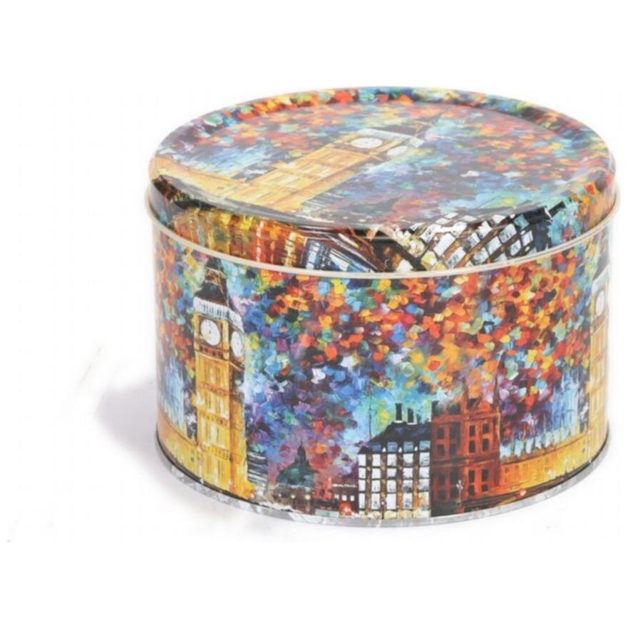Ø175x110 mm Yuvarlak Metal Bidon 2.5L Afremov Big Ban — Yuvarlak Kutular — görsel 3 / 4 — Tinbox