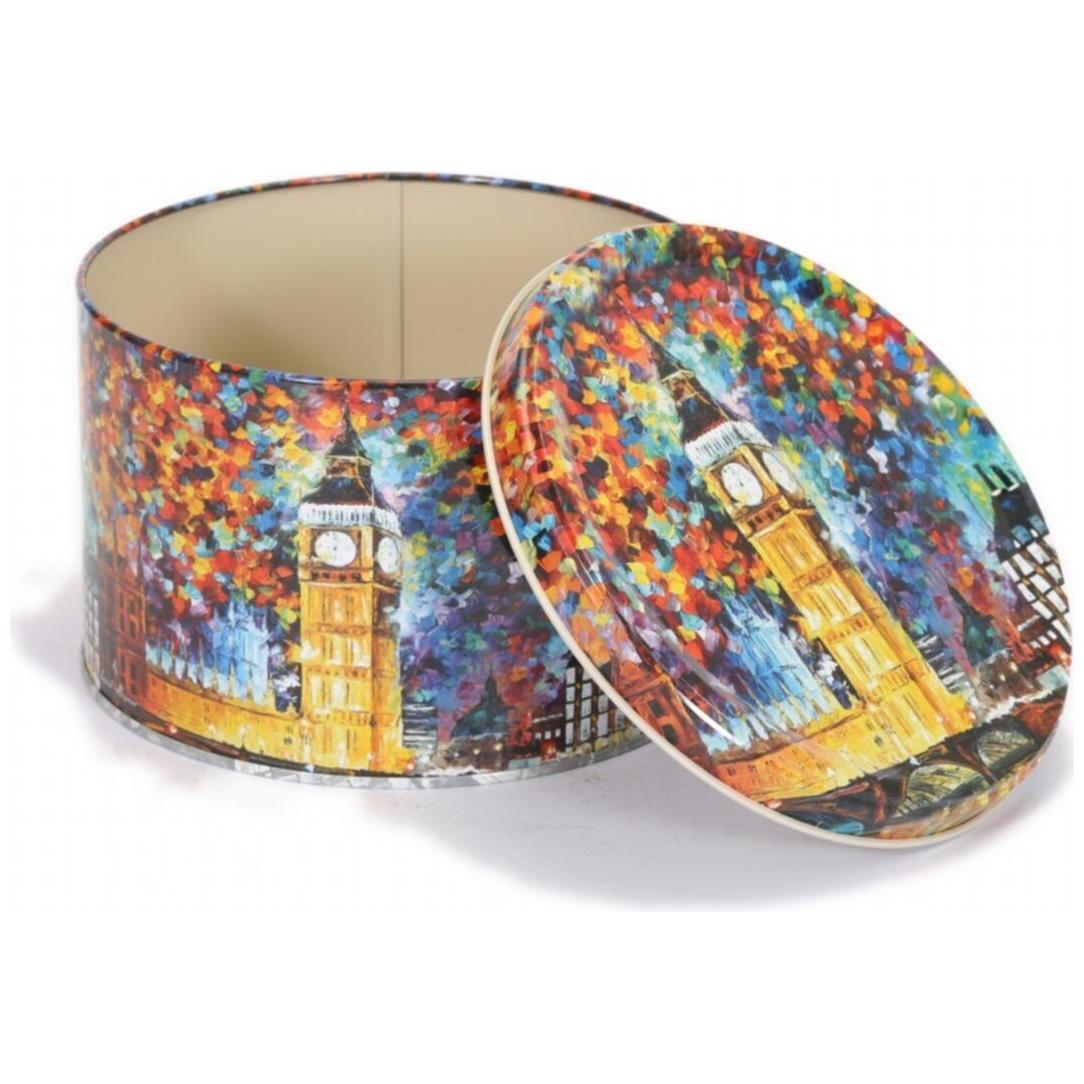 Ø175x110 mm Yuvarlak Metal Bidon 2.5L Afremov Big Ban — Yuvarlak Kutular — görsel 4 / 4 — Tinbox