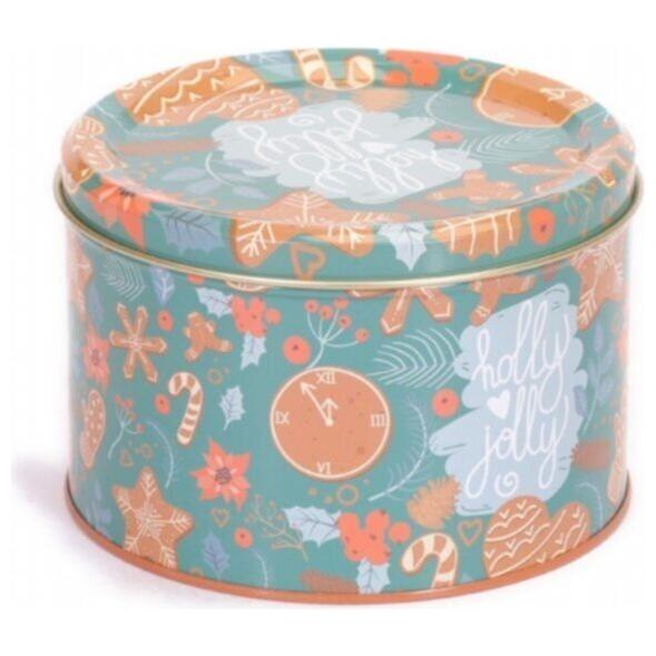 Ø175x110 mm Yuvarlak Metal Kutu 2,5L Holly — Yuvarlak Kutular — görsel 2 / 4 — Tinbox