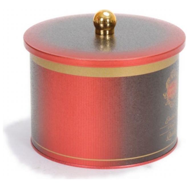 Ø175x130 mm Metal Yuvarlak Saklama Kabı 2,9 L Özel Kırmızı, Kulplu — Yuvarlak Kutular — görsel 2 / 5 — Tinbox