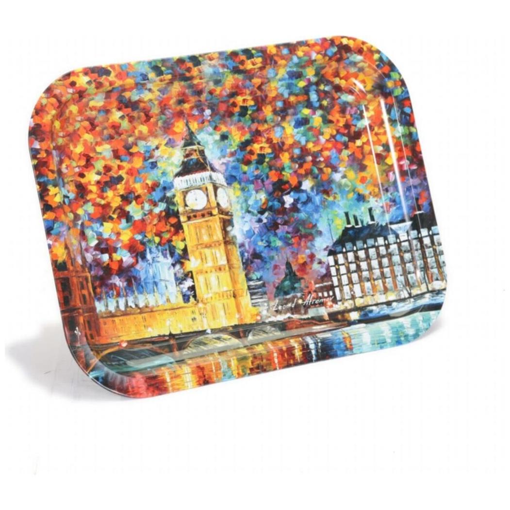 233x307 mm Metal Rectangular Tray Afremov Big Ban — Trays — view 3 of 5 — Tinbox
