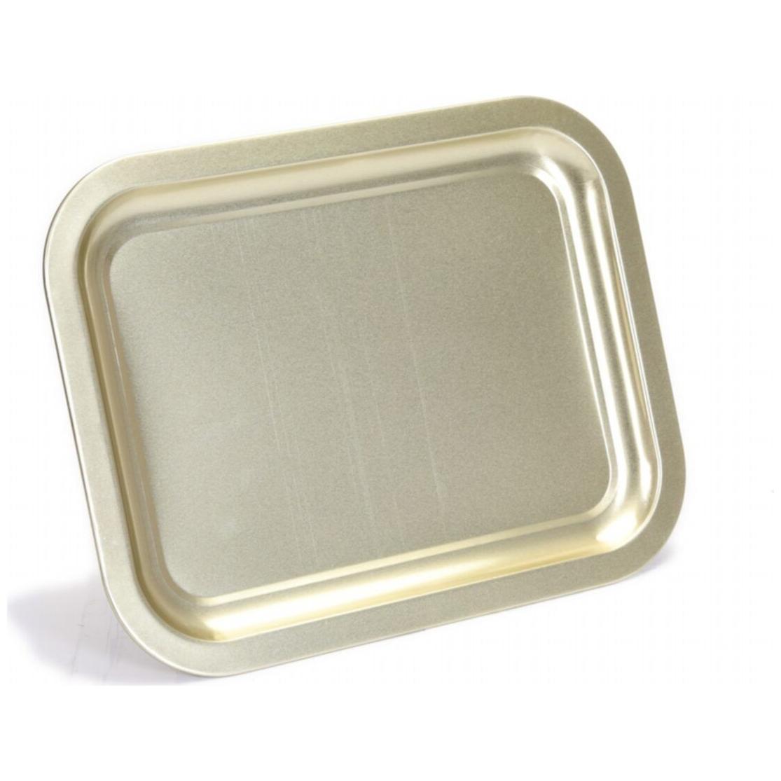 233x307 mm Metal Dikdörtgen Tepsi Altın — Tepsiler — görsel 3 / 4 — Tinbox
