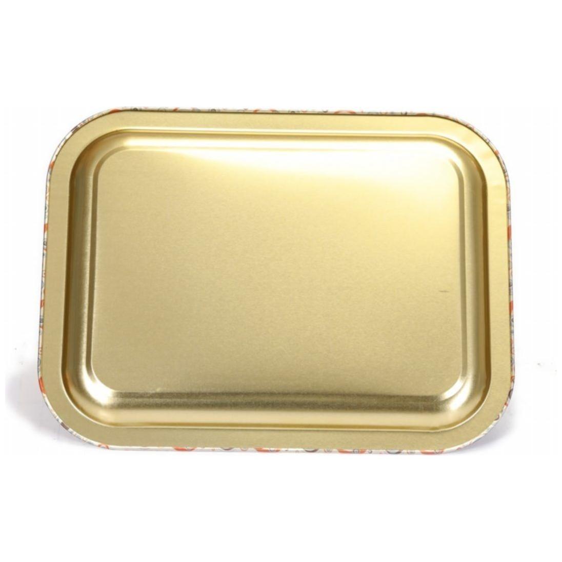 233x307 mm Metal Dikdörtgen Tepsi Nazar Boncuğu Desenli — Tepsiler — görsel 2 / 4 — Tinbox
