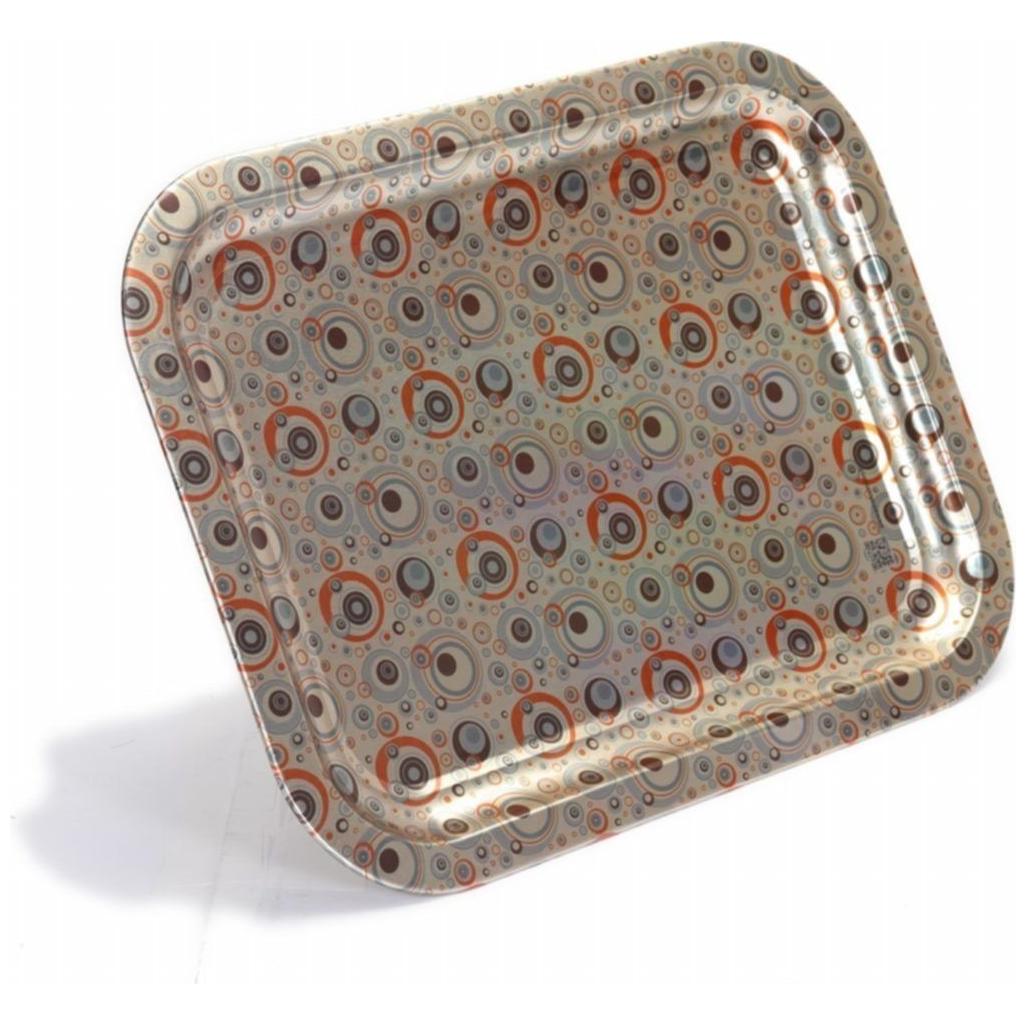 233x307 mm Metal Dikdörtgen Tepsi Nazar Boncuğu Desenli — Tepsiler — görsel 3 / 4 — Tinbox