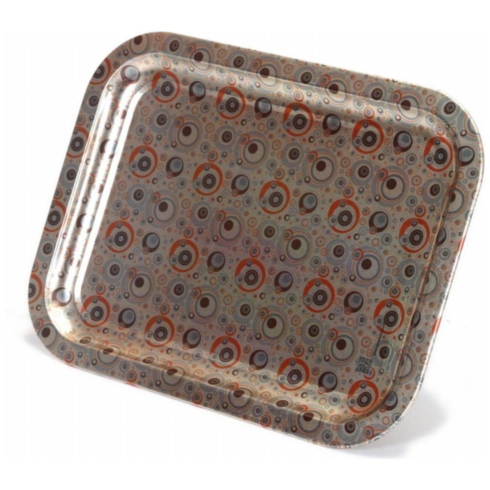 233x307 mm Metal Dikdörtgen Tepsi Nazar Boncuğu Desenli — Tepsiler — görsel 4 / 4 — Tinbox