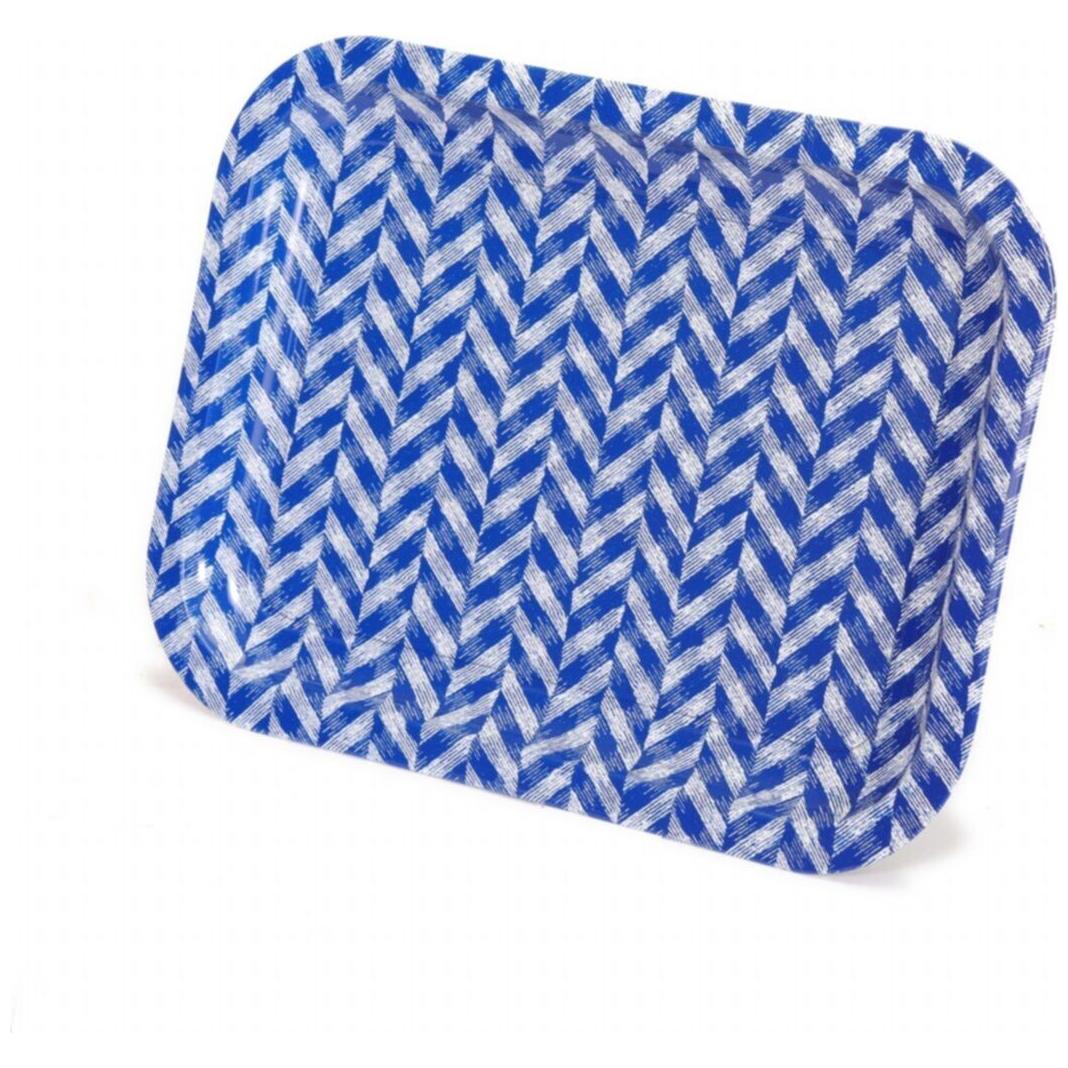 233x307 mm Metal Dikdörtgen Tepsi Kaymaz Koyu Mavi — Tepsiler — görsel 4 / 4 — Tinbox
