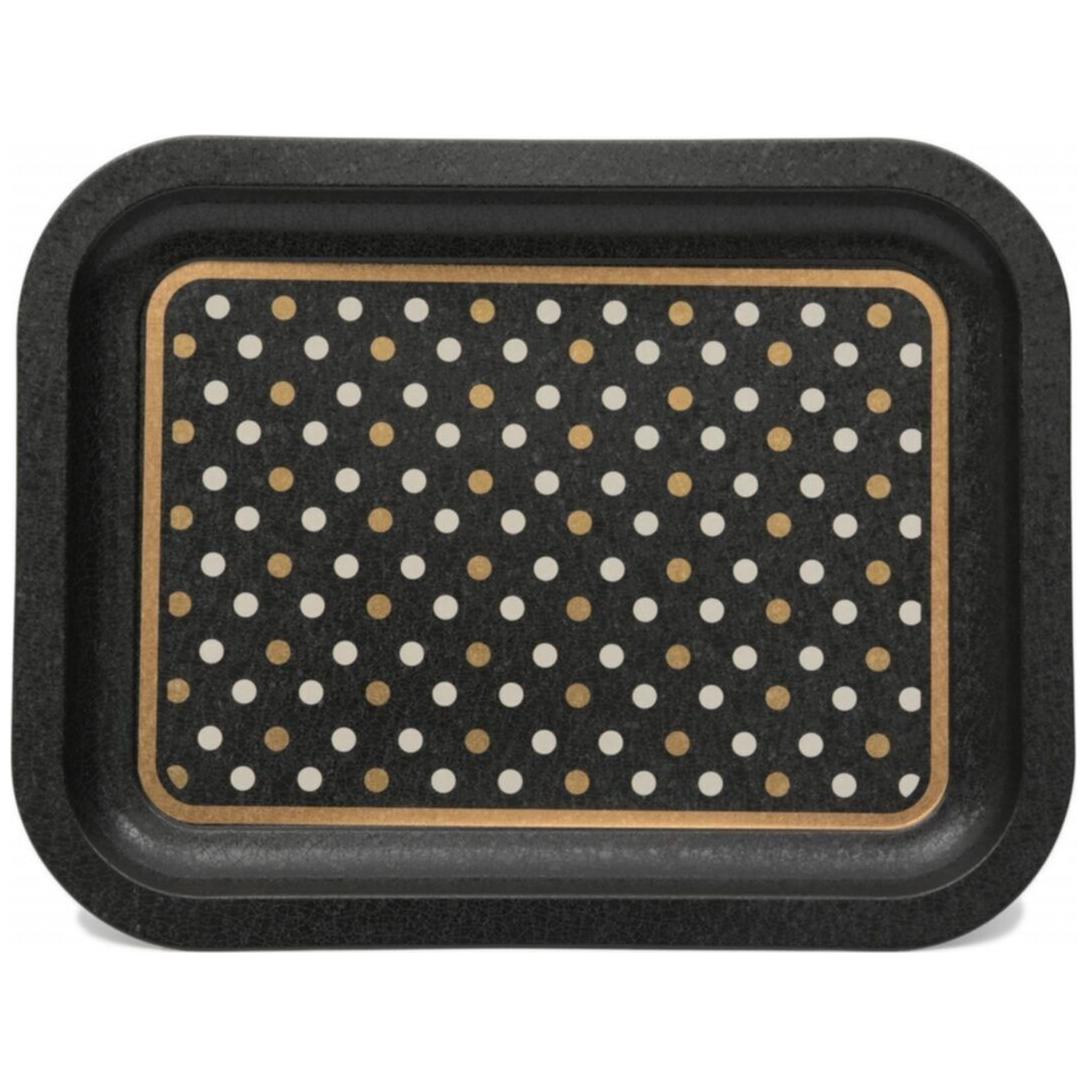 233x307 mm Metal Dikdörtgen Tepsi, Siyah — Tepsiler — Tinbox