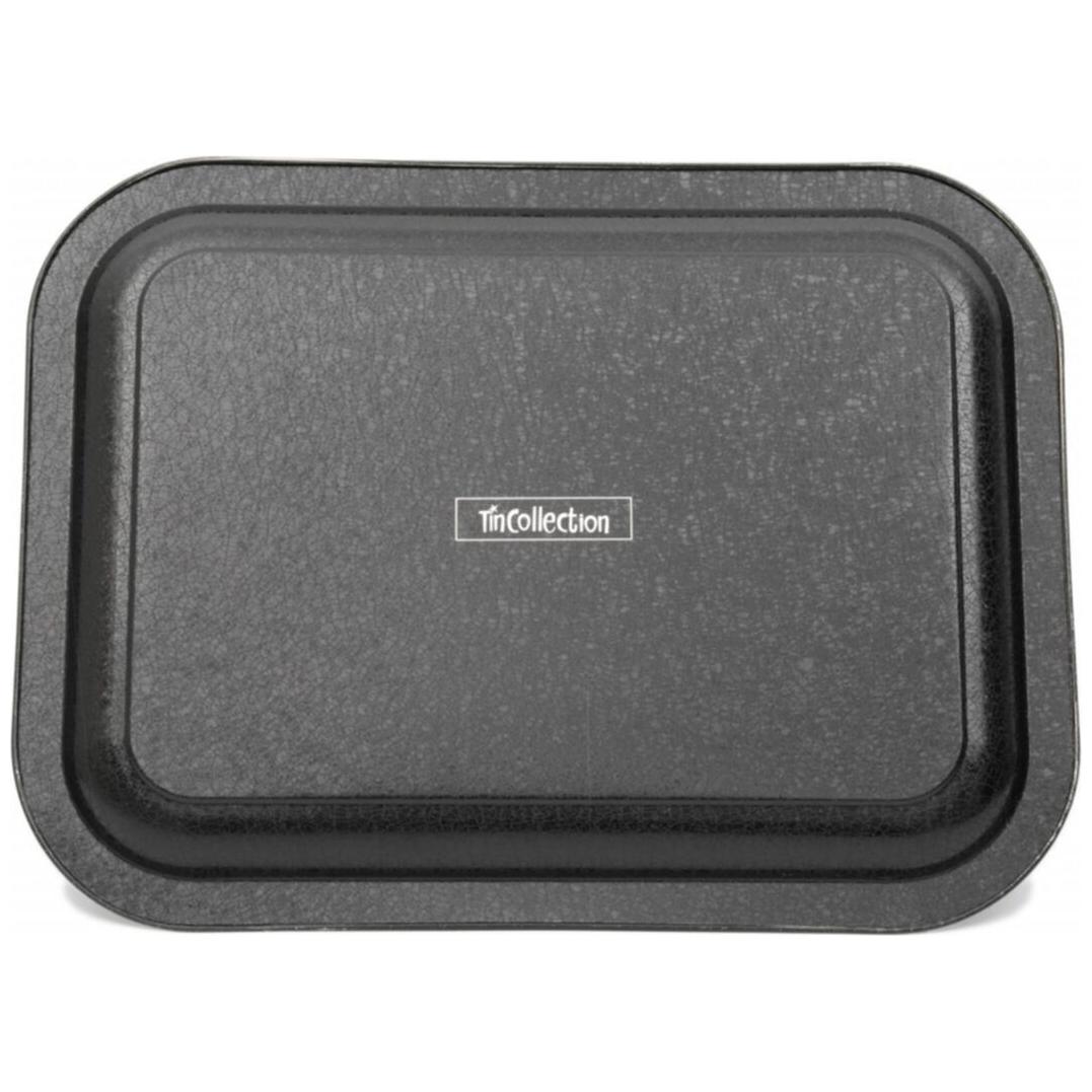 233x307 mm Metal Dikdörtgen Tepsi, Siyah — Tepsiler — görsel 4 / 5 — Tinbox