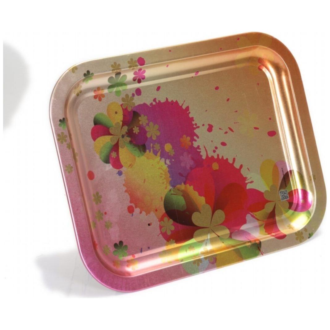 233x307 mm Metal Dikdörtgen Tepsi Gökkuşağı — Tepsiler — görsel 3 / 4 — Tinbox