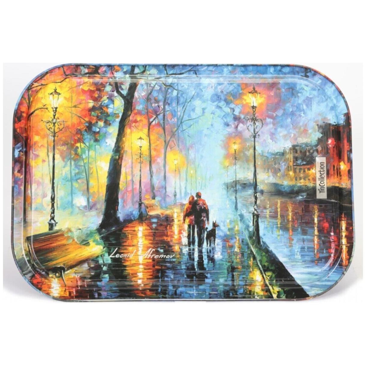 285x400 mm Dikdörtgen Metal Tepsi Afremov Venice — Tepsiler — görsel 2 / 5 — Tinbox