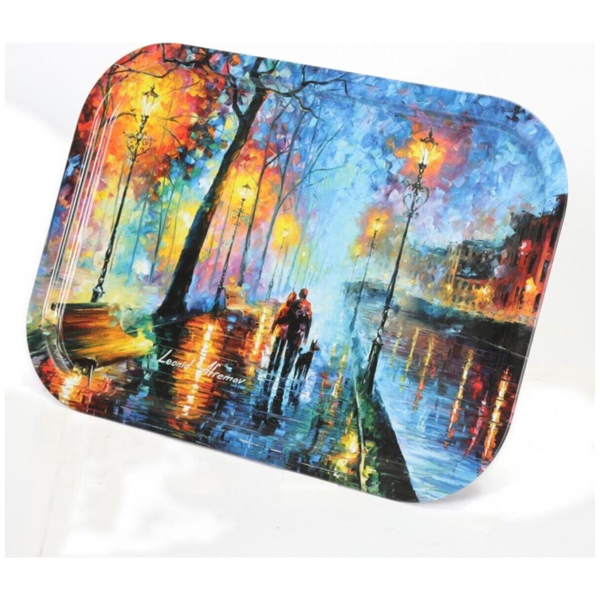 285x400 mm Dikdörtgen Metal Tepsi Afremov Venice — Tepsiler — görsel 4 / 5 — Tinbox