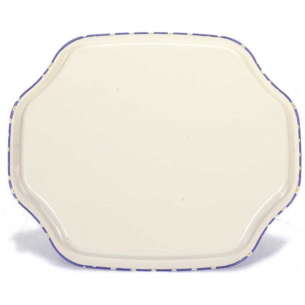 Curved wavy edge Tray 285x400 mm Point Blue — Trays — view 2 of 4 — Tinbox
