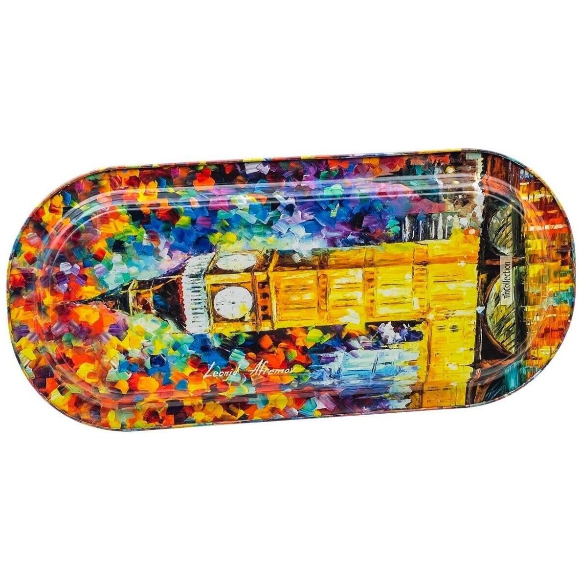160x350 mm Dikdörtgen Metal Tepsi Afremov Big Ban — Tepsiler — görsel 2 / 4 — Tinbox