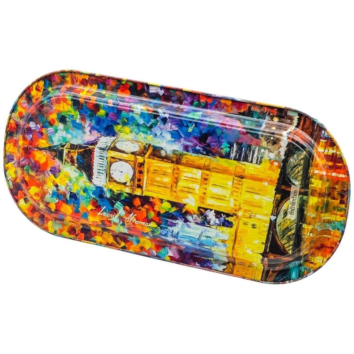 160x350 mm Dikdörtgen Metal Tepsi Afremov Big Ban — Tepsiler — görsel 3 / 4 — Tinbox