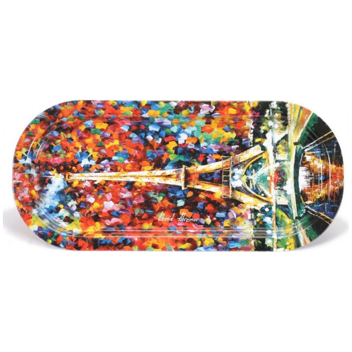 160x350 mm Dikdörtgen Metal Tepsi Afremov Paris — Tepsiler — görsel 2 / 5 — Tinbox