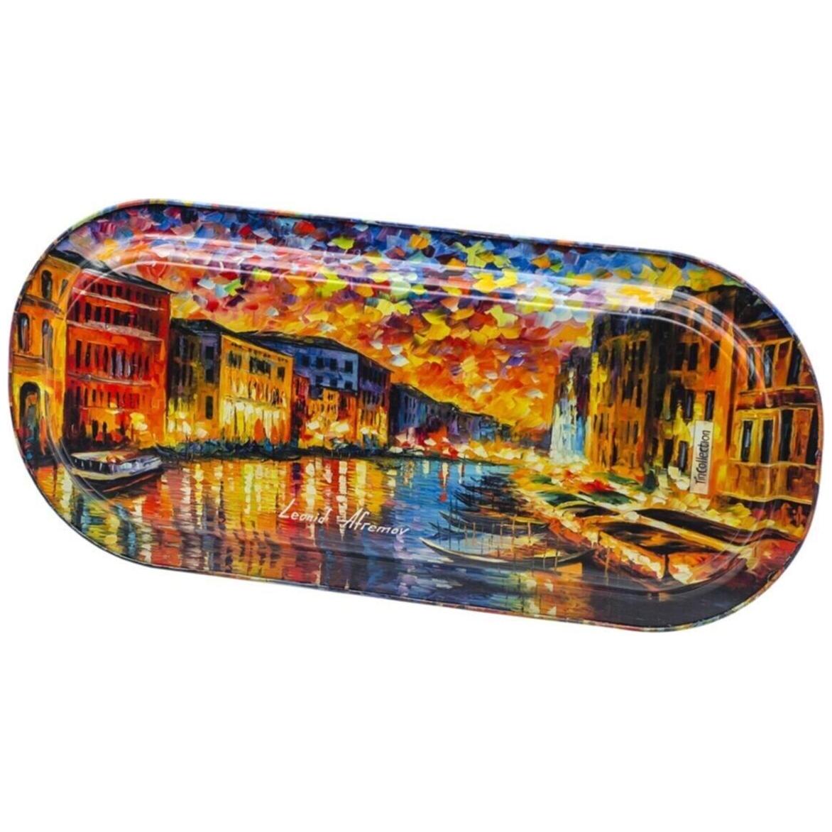 160x350 mm Dikdörtgen Metal Tepsi Afremov Nehri — Tepsiler — görsel 2 / 3 — Tinbox