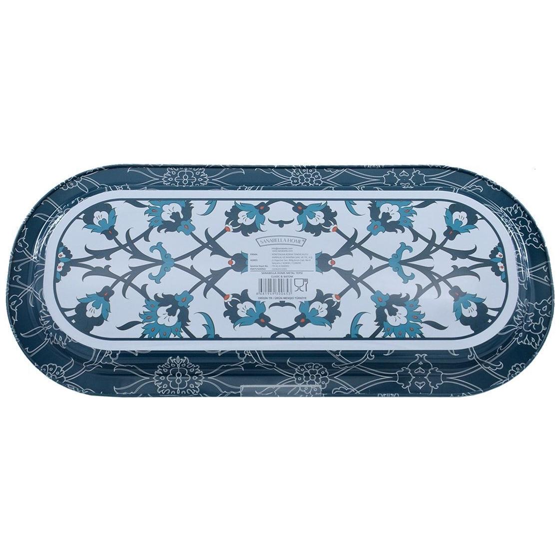 160x350 mm Dikdörtgen Metal Tepsi (Türk Tarzı) — Tepsiler — görsel 4 / 5 — Tinbox