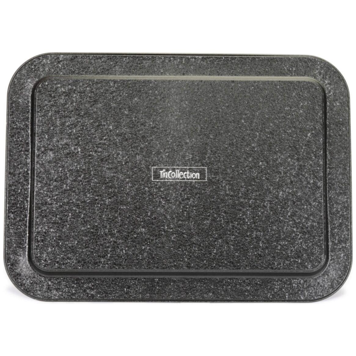 310x430 mm Metal Dikdörtgen Tepsi Kareli Desen — Tepsiler — görsel 3 / 5 — Tinbox