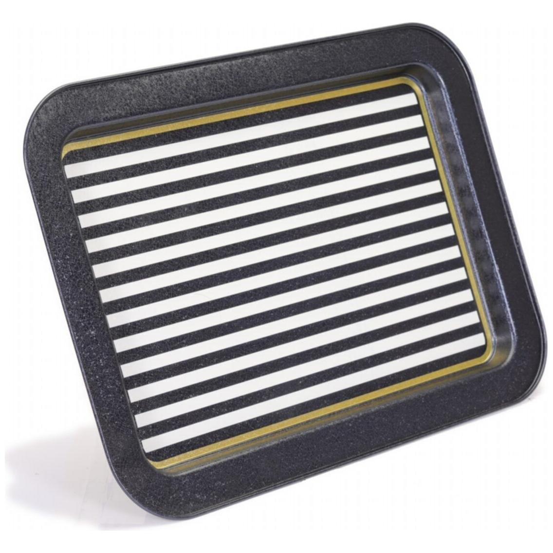 310x430 mm Metal Dikdörtgen Tepsi, Mavi Renk, Tatlı Ev — Tepsiler — görsel 4 / 5 — Tinbox