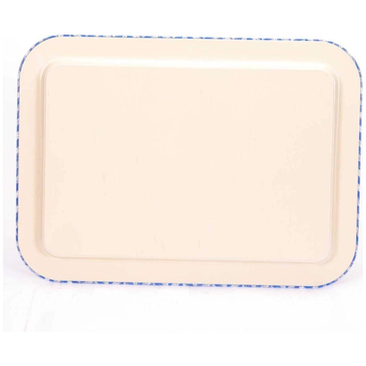 310x430 mm Metal Dikdörtgen Tepsi, Kaymaz, Mavi Işık — Tepsiler — görsel 2 / 4 — Tinbox