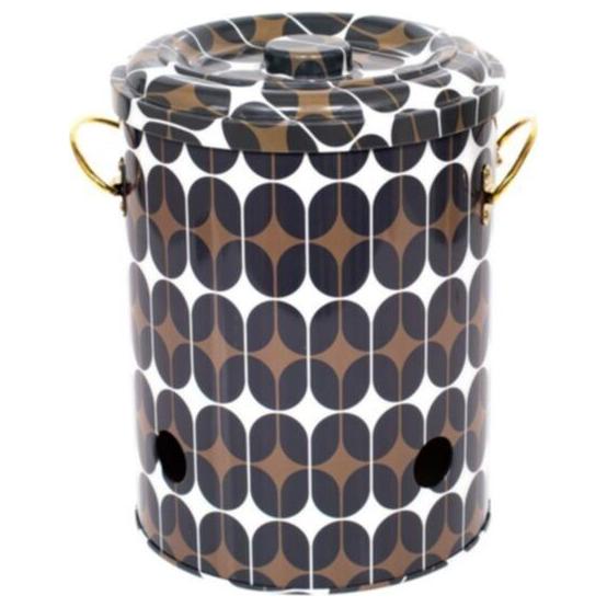 Ø175x225mm Metal Patates ve Soğan Saklama Kabı 5L Sis — Patates Soğan ve Sarımsak Saklama Kabı — görsel 2 / 4 — Tinbox
