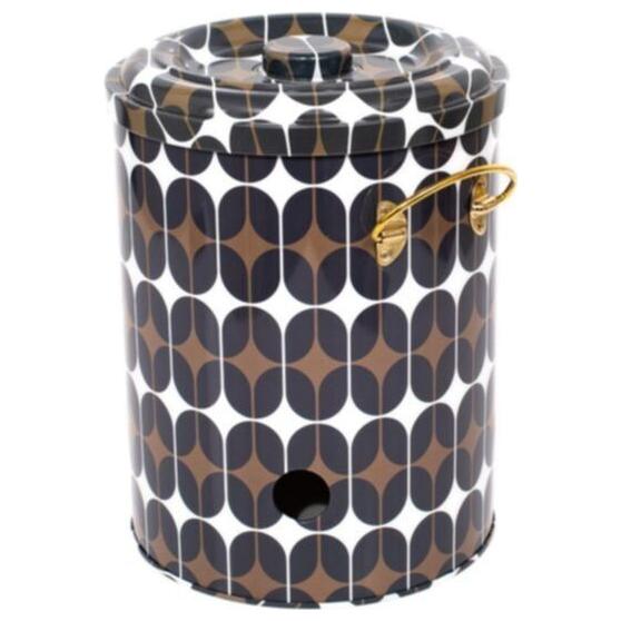 Ø175x225mm Metal Patates ve Soğan Saklama Kabı 5L Sis — Patates Soğan ve Sarımsak Saklama Kabı — görsel 3 / 4 — Tinbox
