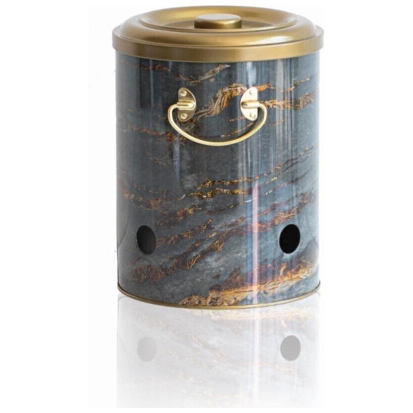 Ø175x225mm Metal Patates ve Soğan Saklama Kabı 5L Rock and Gold — Patates Soğan ve Sarımsak Saklama Kabı — görsel 3 / 3 — …