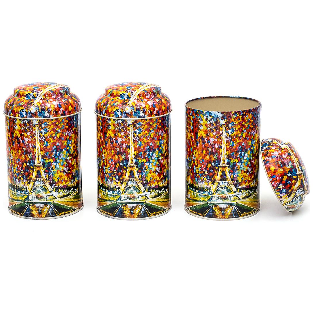 Ø105 x 150 mm Yuvarlak Metal Saklama Kutusu Seti (3'lü Set) Kubbeli Kapak Afremov Big Ban Afremov Tasarım — Kutu Setleri —…