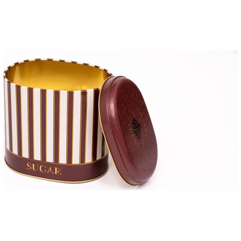 Oval Metal Kutu – 140 x 120 x 130 mm (1,4L) Vintage Sirk Zarafeti — Yuvarlak Kutular — görsel 2 / 3 — Tinbox
