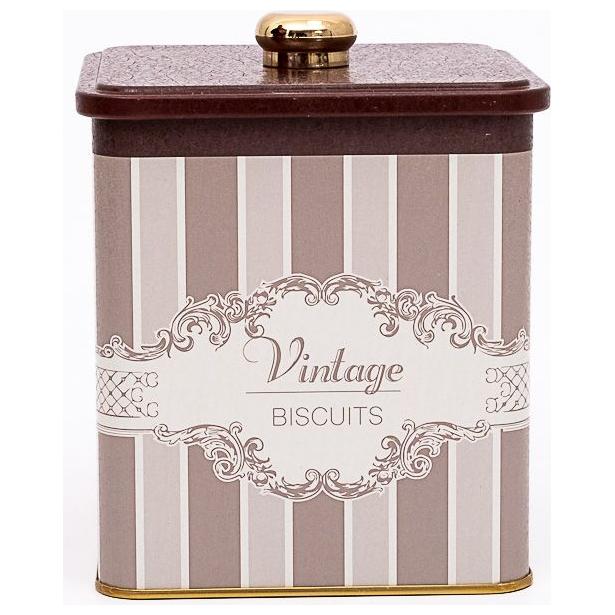 120x120x137 mm Metal Kare Kutu, Kulplu, 1.8L Elegance — Kare Kutular — görsel 2 / 3 — Tinbox