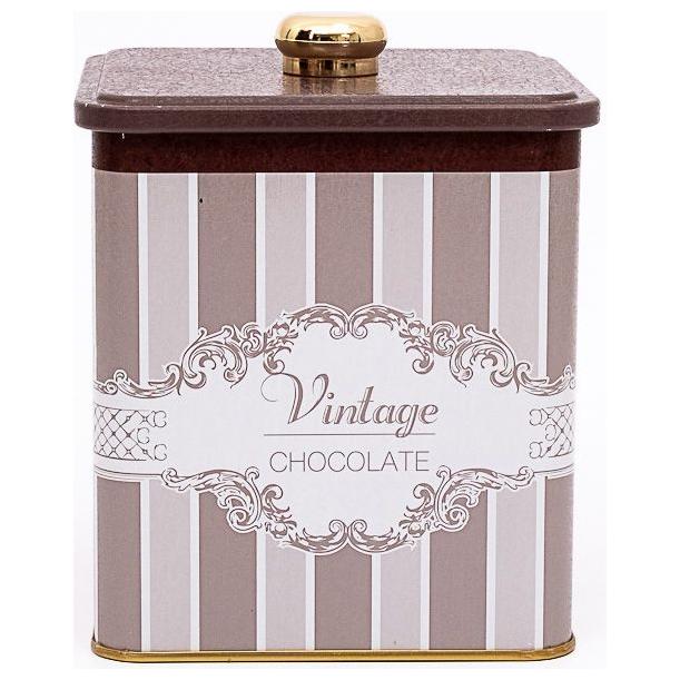 120x120x137 mm Metal Kare Kutu, Kulplu, 1.8L Elegance — Kare Kutular — görsel 2 / 3 — Tinbox