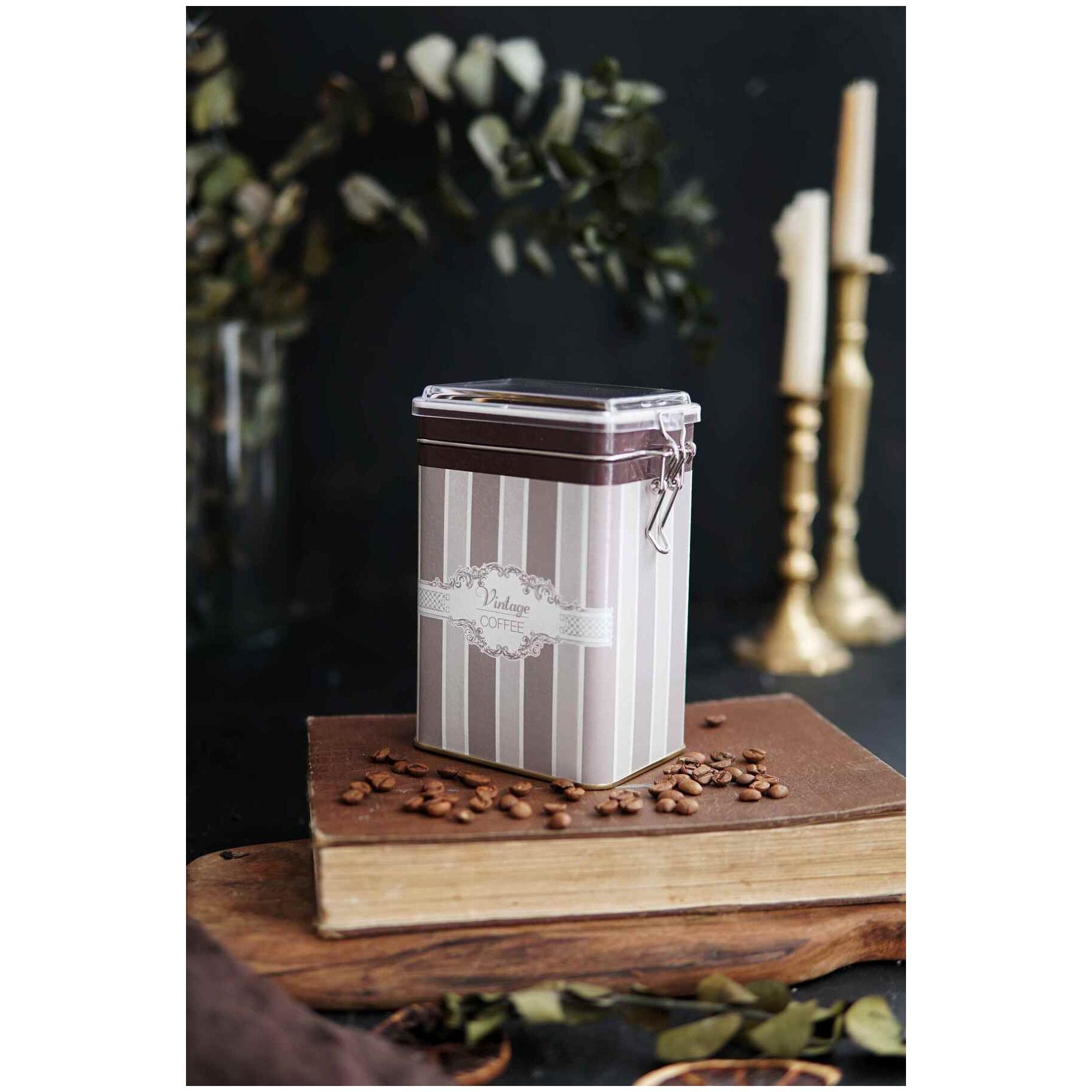 75 x 100 x 150 mm Metal Storage Tin with Wire Clasp and Transparent Lid Elegance — Rectangular Boxes — view 2 of 2 — Tinbox