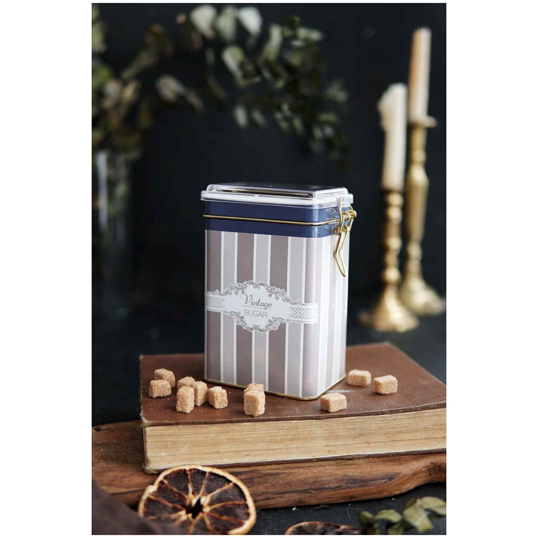 75 x 100 x 150 mm Metal Storage Tin with Wire Clasp and Transparent Lid Elegance — Rectangular Boxes — view 2 of 2 — Tinbox
