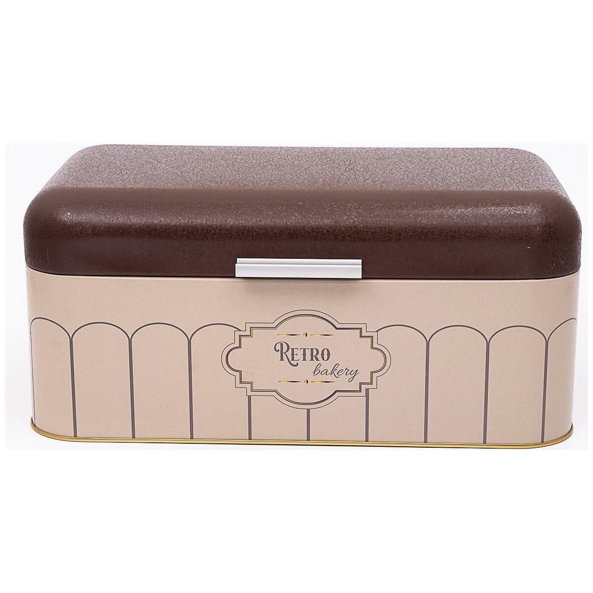 209 x 365 x 120 mm Dikdörtgen Ekmek Kutusu 9L Menteşeli Kapaklı Retro — Ekmeklik — görsel 2 / 4 — Tinbox