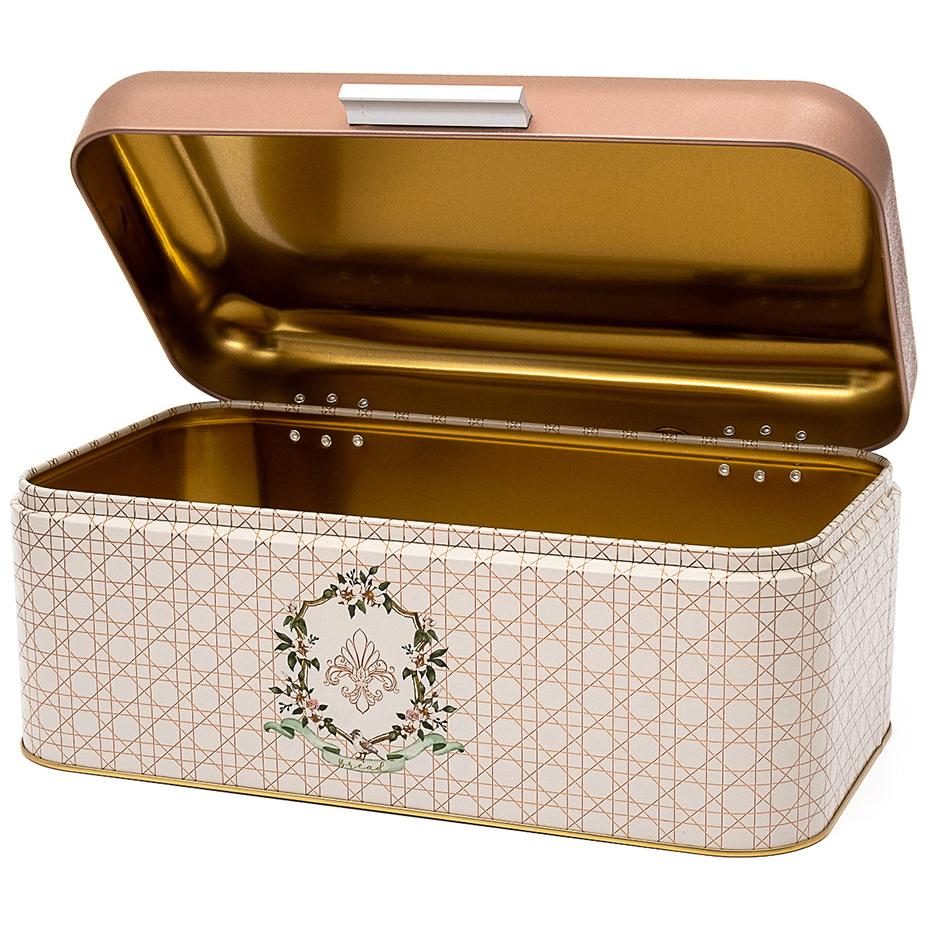 209 x 365 x 120 mm Dikdörtgen Ekmek Kutusu 9L Menteşeli Kapaklı Pembe — Ekmeklik — Tinbox