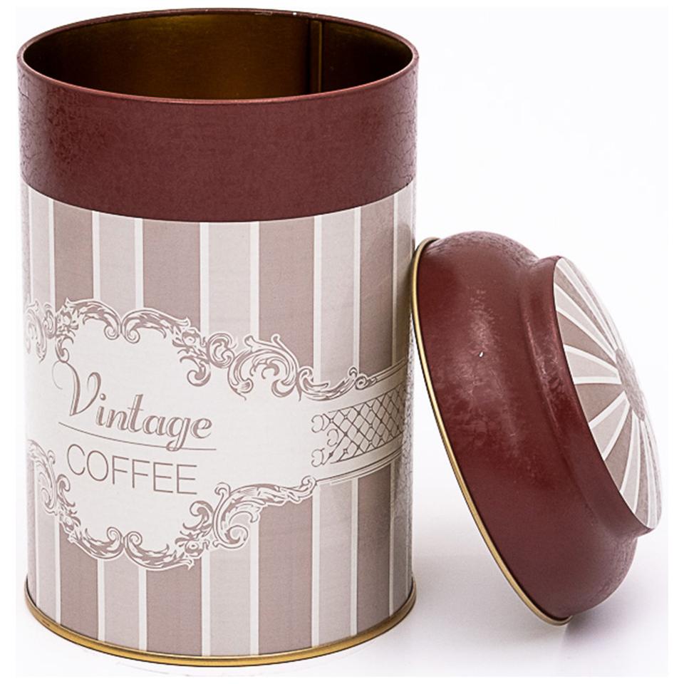 Ø105 x 150 mm Yuvarlak Metal Kutu – 1,2 L, Kubbeli Kapaklı, Zarif — Yuvarlak Kutular — Tinbox