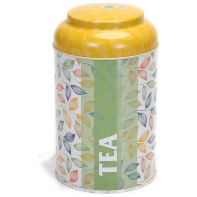 Ø105 x 150 mm Yuvarlak Metal Kutu – 1,2 L, Kubbeli Kapaklı, Kahve Kutusu — Yuvarlak Kutular — görsel 2 / 4 — Tinbox
