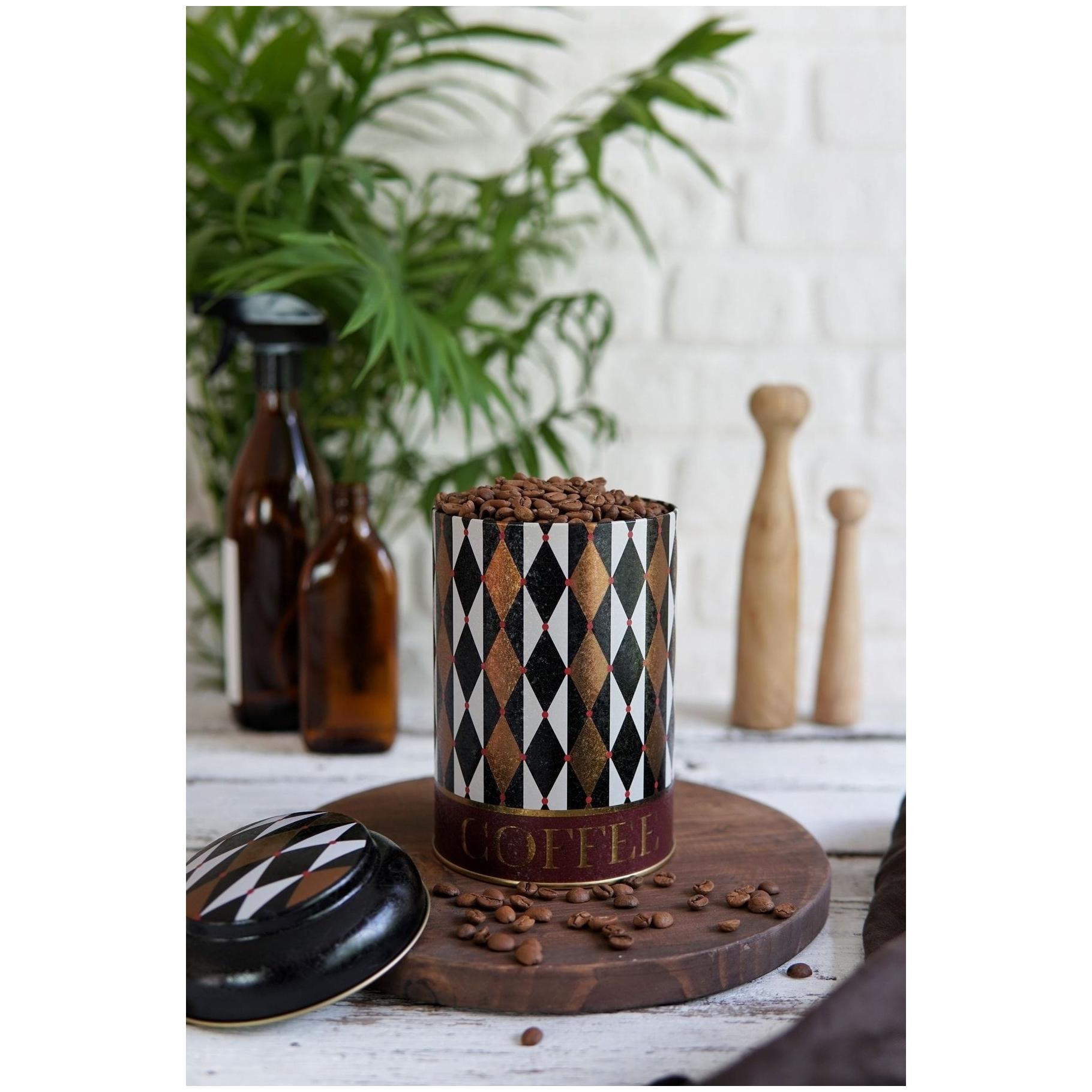 Ø105 x 150 mm Yuvarlak Metal Teneke Kutu – 1,2 Litre, Kubbeli Kapaklı, Klasik Sirk Zarafeti — Yuvarlak Kutular — görsel 3 …