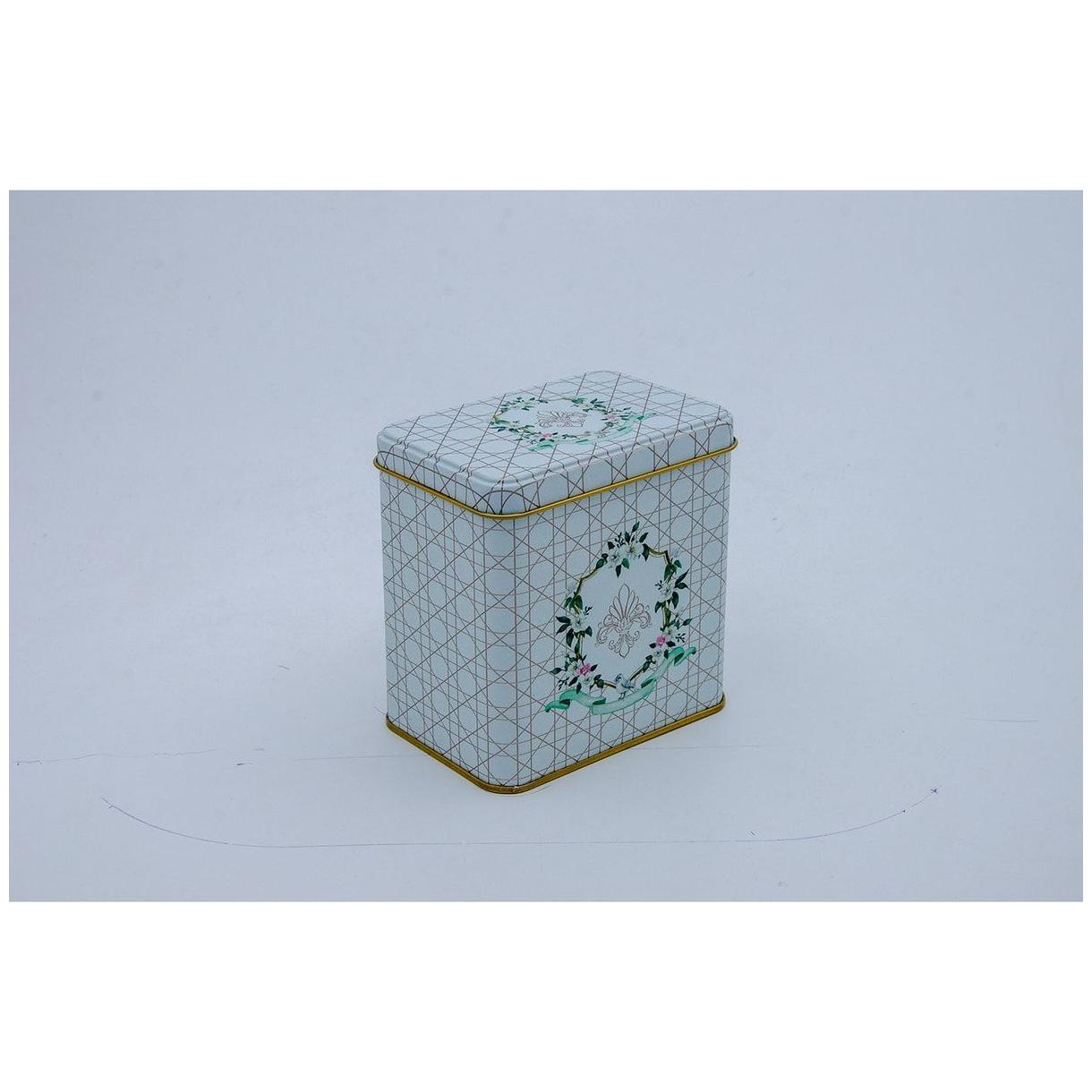 80x120x120 mm Rectangular Metal Storage box Slip Lid 1L Rosy Basic — Rectangular Boxes — view 3 of 3 — Tinbox