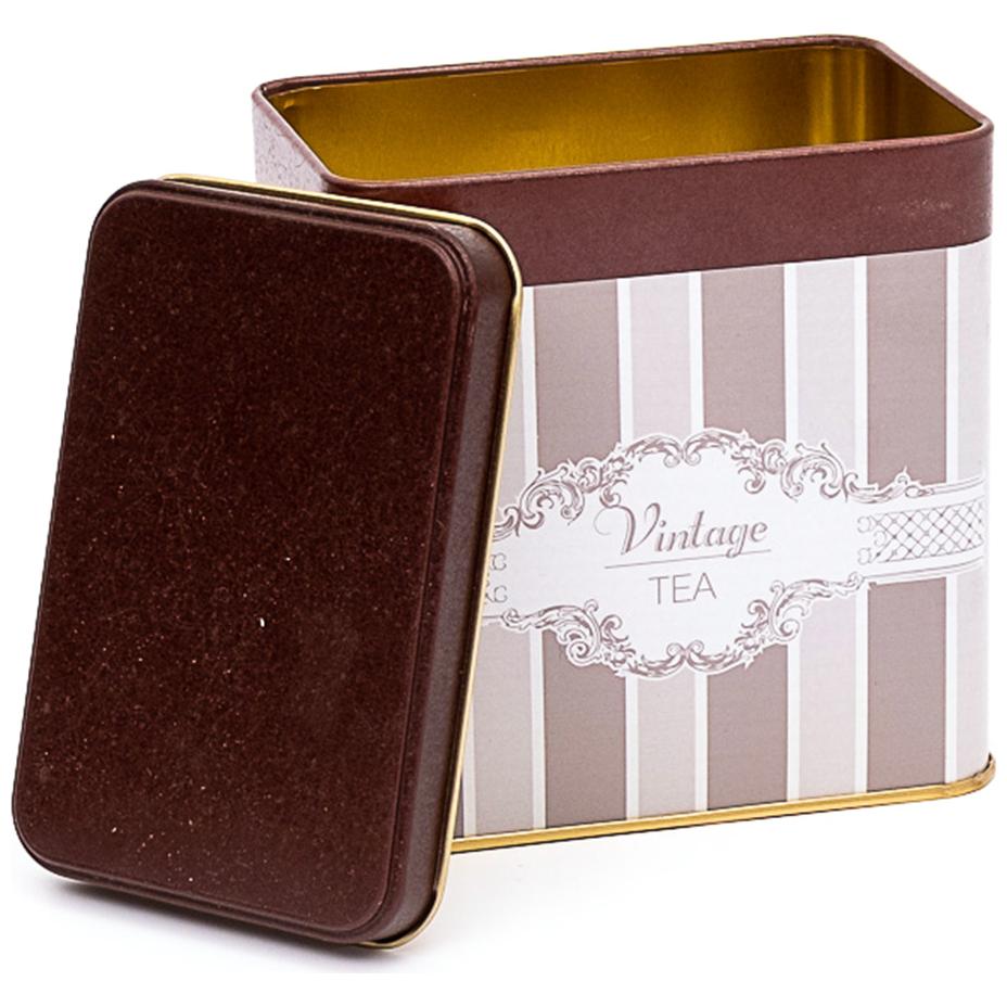 80x120x120 mm Rectangular Metal Storage box Slip Lid 1L Elegance — Rectangular Boxes — view 2 of 2 — Tinbox