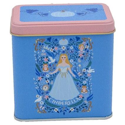 80x120x120 mm Dikdörtgen Metal Saklama Kutusu, Sürgülü Kapaklı, 1 Litre, Sindirella Temalı — Dikdörtgen Kutular — Tinbox