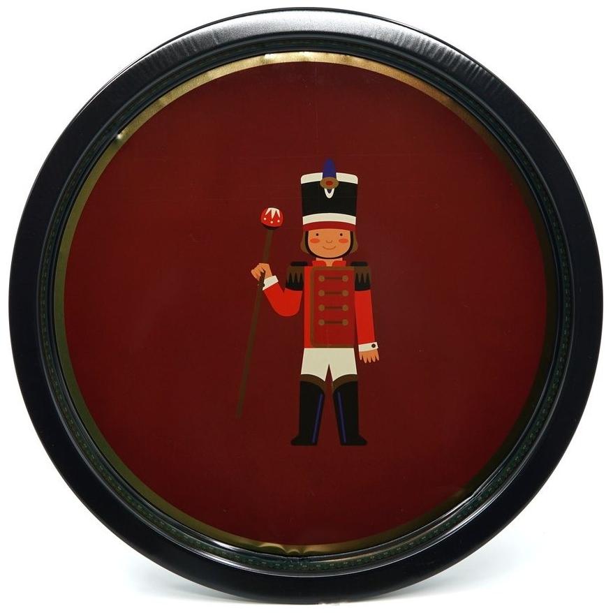 Ø315 mm Round Metal Tray Young Soldier — Trays — view 4 of 5 — Tinbox